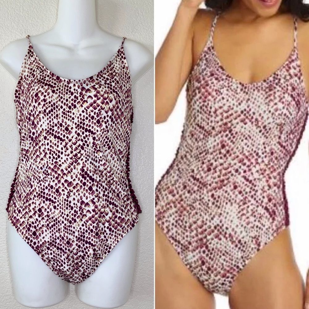 Ambrielle Size XL AnimalโPrint One PieceโSwimsuit